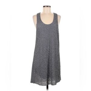 JOIE size M fully beaded A-line gray silk party dress in excellent condition